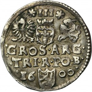 Sigismund III Vasa, Trojak Bydgoszcz 1600 - Rosetten
