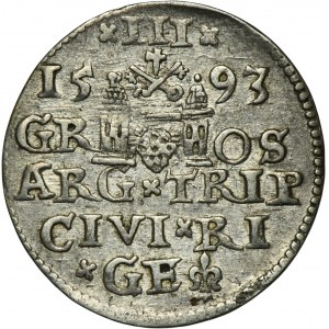 Zikmund III Vasa, Trojka Riga 1593 - LIV