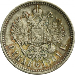 Russia, Nicholas II, Rouble Petersburg 1901 Ф•З