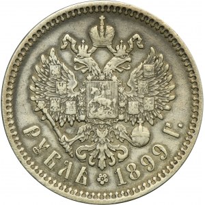 Rosja, Mikołaj II, Rubel Petersburg 1899 Ф•З