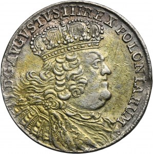 Augustus III of Poland, 18 Groschen Leipzig 1755 EC