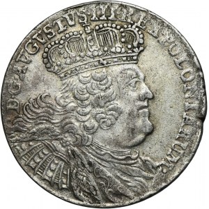 Augustus III of Poland, 18 Groschen Leipzig 1756 EC