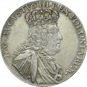 Augustus III of Poland, 18 Groschen Leipzig 1754 EC