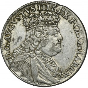 Augustus III of Poland, 18 Groschen Leipzig 1754 EC