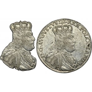 Augustus III of Poland, 18 Groschen Leipzig 1754 EC