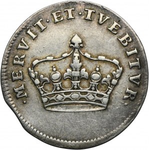 August III. Sas, Krönungsmünze 1734