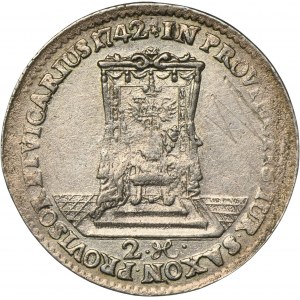 Augustus III Saxon, dvojhlavňový vikár 1742