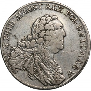 August III Sas, Thaler Dresden 1763 FWôF