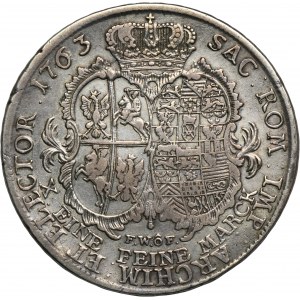 Augusts III of Poland, Thaler Dresden 1763 FWôF