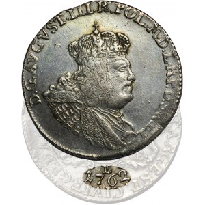 August III of Poland, 30 Groschen Danzig 1762 REOE