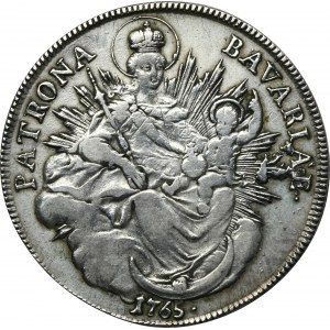 Deutschland, Bayern, Maximilian III. Joseph, Münchener Taler 1765