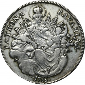 Niemcy, Bawaria, Maksymilian III Józef, Talar Monachium 1765
