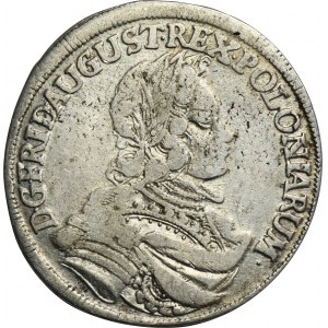 August II Silný, 2/3 tolaru (gulden) Lipsko 1699 EPH - RARE