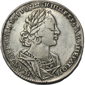 Rusko, Peter I., Rubľ Moskva 1723 - RARE