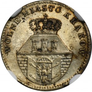 Wolne Miasto Kraków, 5 groszy 1835 - NGC MS62