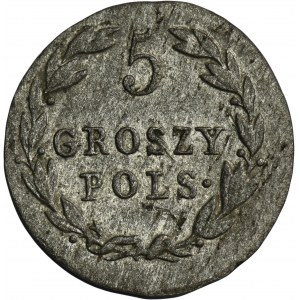 Polské království, 5 polských grošů 1819 IB - RZADSZY