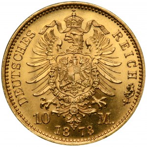 Nemecko, Pruské kráľovstvo, Viliam I., 10 mariek Berlín 1873 A