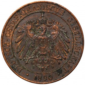 Nemecko, Nemecká východná Afrika, 1 Pesa Berlin 1890 (AH 1307)