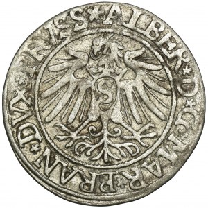Prusy Książęce, Albrecht Hohenzollern, Grosz Królewiec 1538 - PRVSS
