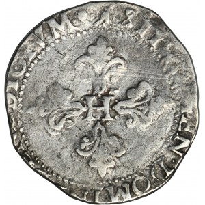 Henry III of France, Franc Bordeaux 1579 K - RARE