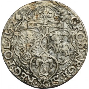 Sigismund III Vasa, 6 Groschen Krakau 1624