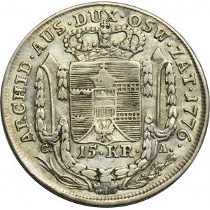 Galícia a Lodomeria, Mária Terézia, 15 krajcars Viedeň 1776 CA