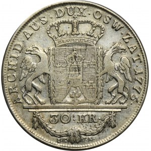 Galícia a Lodomeria, Mária Terézia, 30 Krajcars Viedeň 1775 IC FA