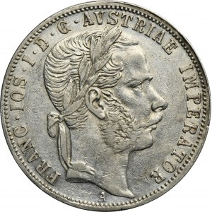 Rakousko, Franz Joseph I, 1 Floren Vídeň 1869 A