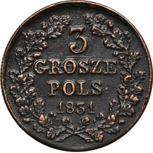 Novembrové povstanie, 3. grosze Varšava 1831 KG