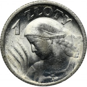 Kobieta i kłosy, 1 złoty Paryż 1924 - PIĘKNY