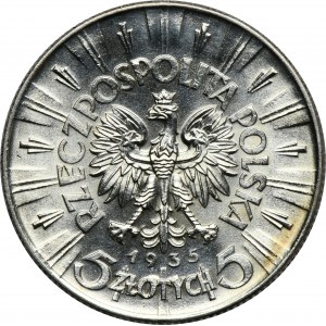 Piłsudski, 5 Zloty 1935 - SCHÖN