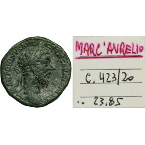 Roman Imperial, Marcus Aurelius, Sestertius - RARE