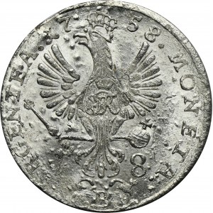 Śląsk, Panowanie pruskie, Fryderyk II, Ort Wrocław 1758 B