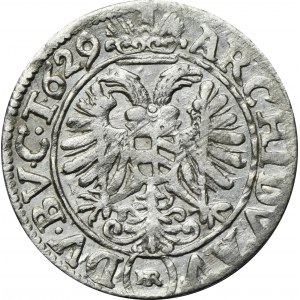 Schlesien, Habsburger Herrschaft, Ferdinand II, 3 Krajcary Wrocław 1629 HR