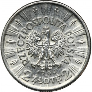 Piłsudski, 2 złote 1934