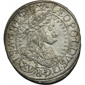 Austria, Leopold I Habsburg, 15 Kreuzer Wien 1662 CA