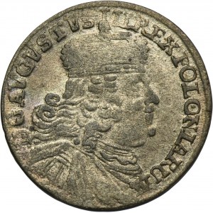 Augustus III Sasko, Troja Lipsko 1754 EC - RARE