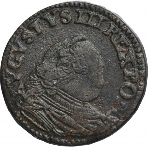 Augustus III of Poland, Groschen Guben 1755 H