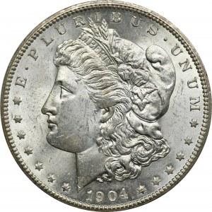 USA, 1 dolar New Orleans 1904 O - Morgan