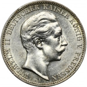 Deutschland, Königreich Preußen, Wilhelm II, 3 Mark Berlin 1912 A