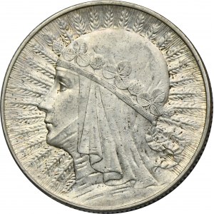 Głowa Kobiety, 5 złotych Warszawa 1934