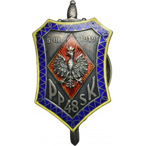 Commemorative badge of the 48th Borderland Rifles Infantry Regiment from Stanisławów