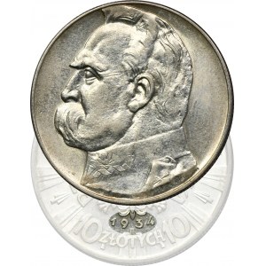 Piłsudski, 10 złotych 1934 - RZADKIE