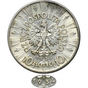 Piłsudski, 10 złotych 1934 - RZADKIE