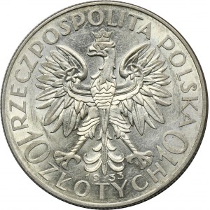 Kopf einer Frau, 10 Zloty Warschau 1933