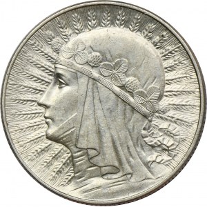 Głowa Kobiety, 5 złotych Warszawa 1934