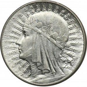 Głowa Kobiety, 10 złotych Warszawa 1932