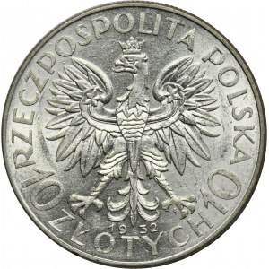 Kopf einer Frau, 10 Zloty Warschau 1932