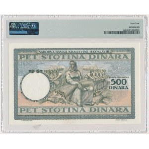 Jugoslawien, 500 Dinar 1935 - PMG 64