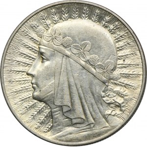 Głowa Kobiety, 10 złotych Warszawa 1932